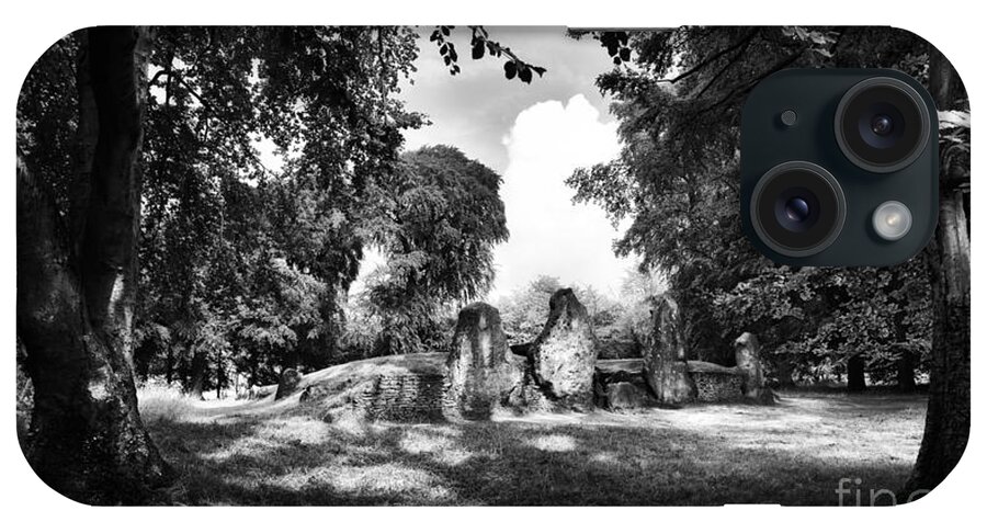 Wayland's Smithy iPhone Case featuring the photograph Wayland's Smithy Monochrome by Tim Gainey
