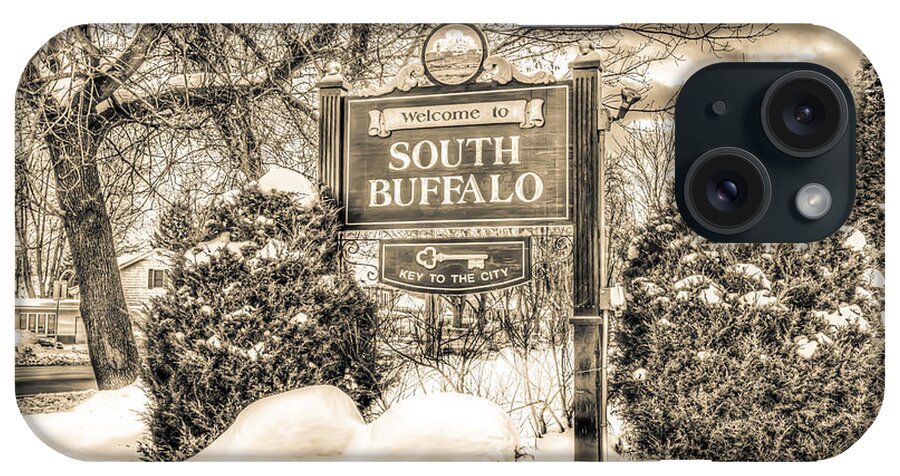 Buffalo Photographs iPhone Case featuring the photograph Welcome to SB by John Angelo Lattanzio