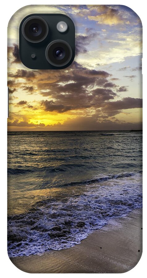 Hawaii iPhone Case featuring the photograph West Oahu Sunset by Rob Tullis