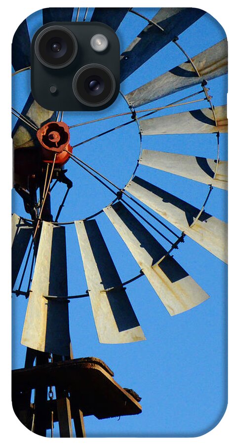 Dakota iPhone Case featuring the photograph Western Windmill by Greni Graph