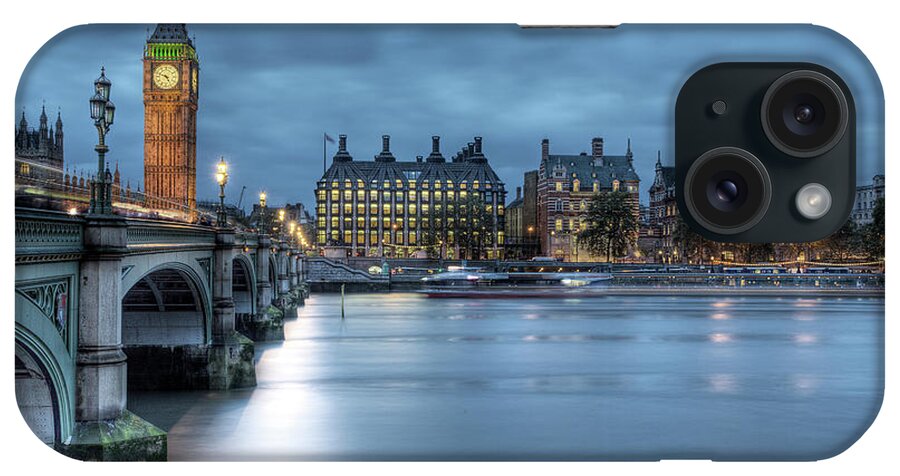 Clock Tower iPhone Case featuring the photograph Westminster by Gustavo's Photos