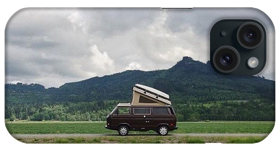  iPhone Case featuring the photograph Westy, Enjoying The Fresh Country Air by Tyson Edwards