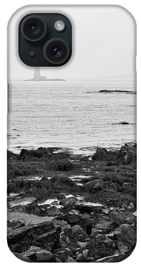Fort Foster iPhone Case featuring the photograph Whaleback Light House - Fort Foster - Maine by Steven Ralser