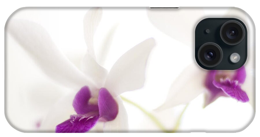 Orchid iPhone Case featuring the photograph White Orchids by Bradley R Youngberg