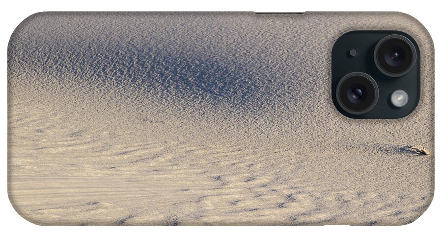 Jean Noren iPhone Case featuring the photograph White Sands Abstract by Jean Noren