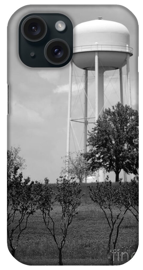 Scenic America iPhone Case featuring the photograph Brenham Texas Watertower by Connie Fox