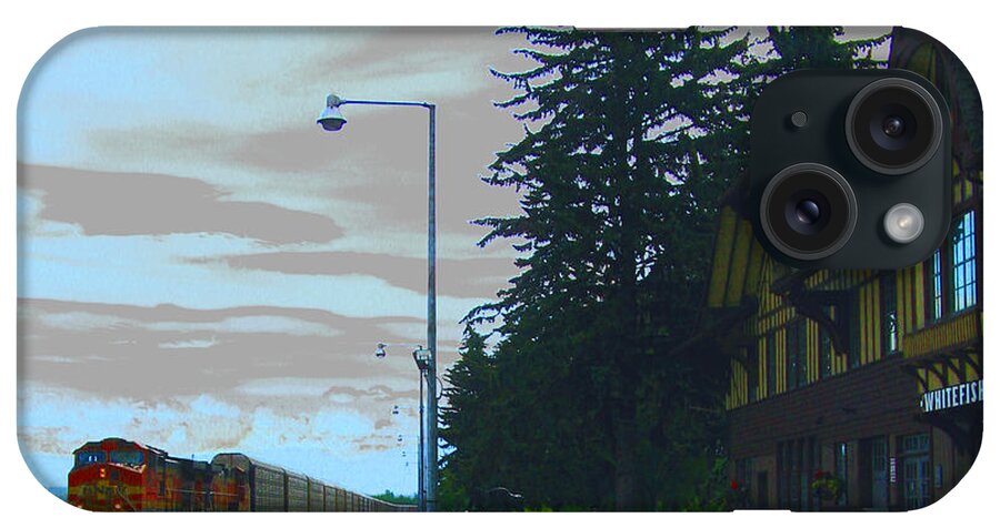 Train iPhone Case featuring the photograph Whitefish Depot by Patricia Januszkiewicz