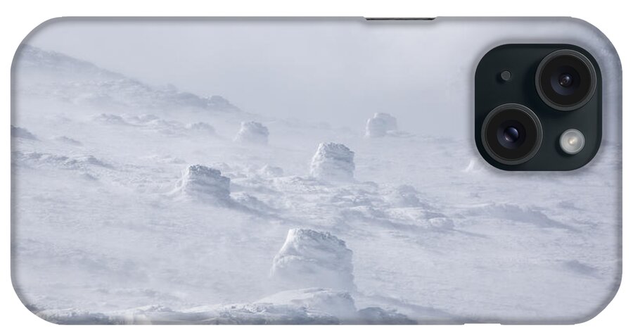Adventure iPhone Case featuring the photograph Whiteout - Mt Washington New Hampshire by Erin Paul Donovan