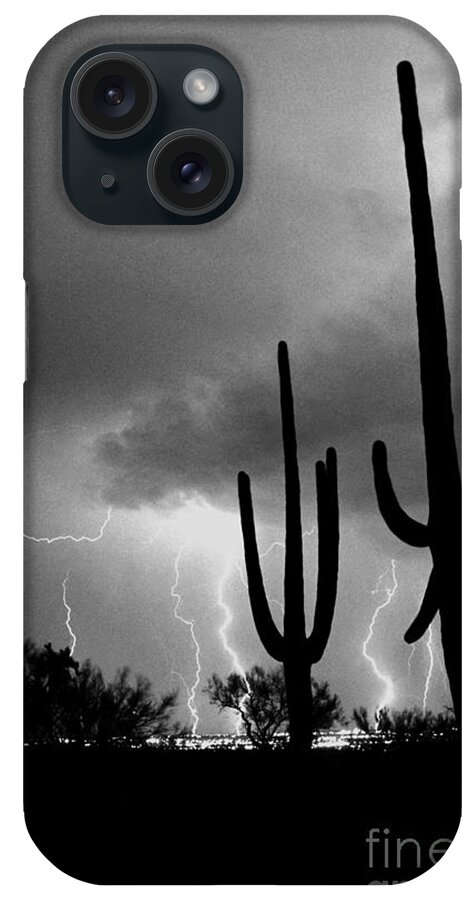Lightning iPhone Case featuring the photograph Wild Places by J L Woody Wooden