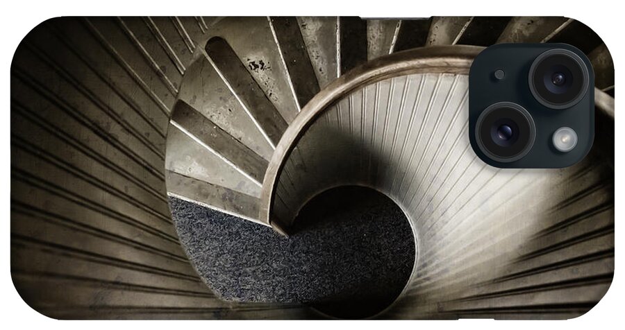 Staircase iPhone Case featuring the photograph Winding Down by Joan Carroll