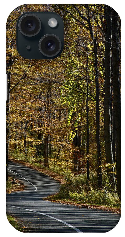 Path iPhone Case featuring the photograph Winding Road In The Woods by Owen Weber