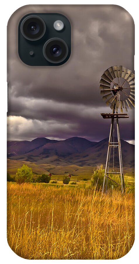 Solider Mountains iPhone Case featuring the photograph Windmill by Robert Bales