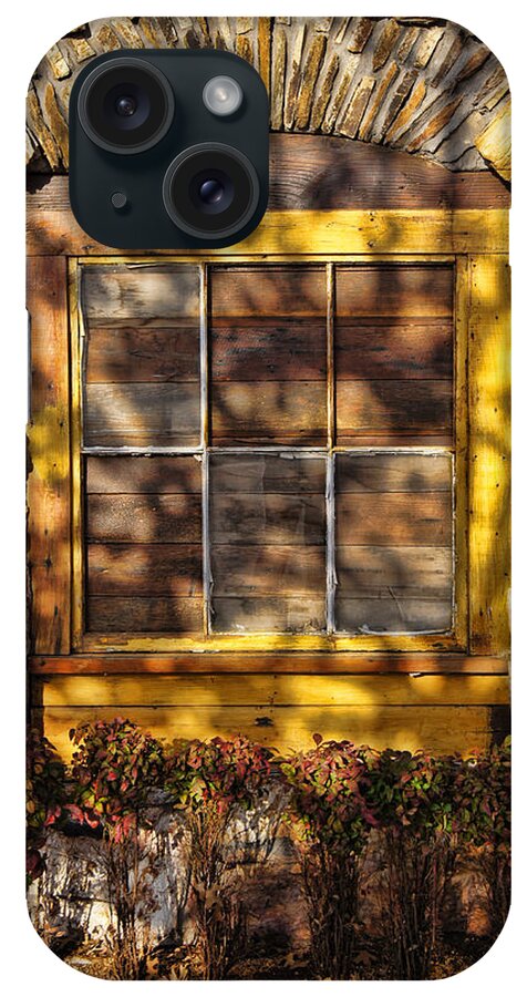 Window iPhone Case featuring the photograph Window at Babe's Chicken by Kathy Churchman