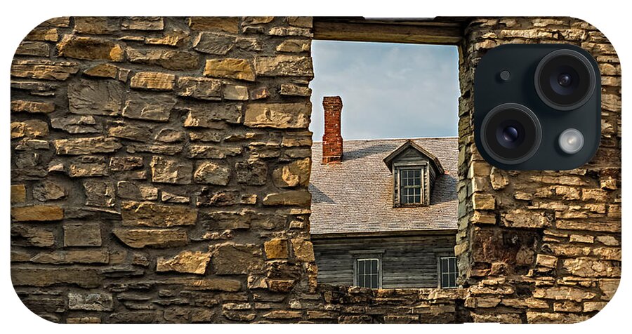 Historic State Park iPhone Case featuring the photograph Window in A Window by Paul Freidlund