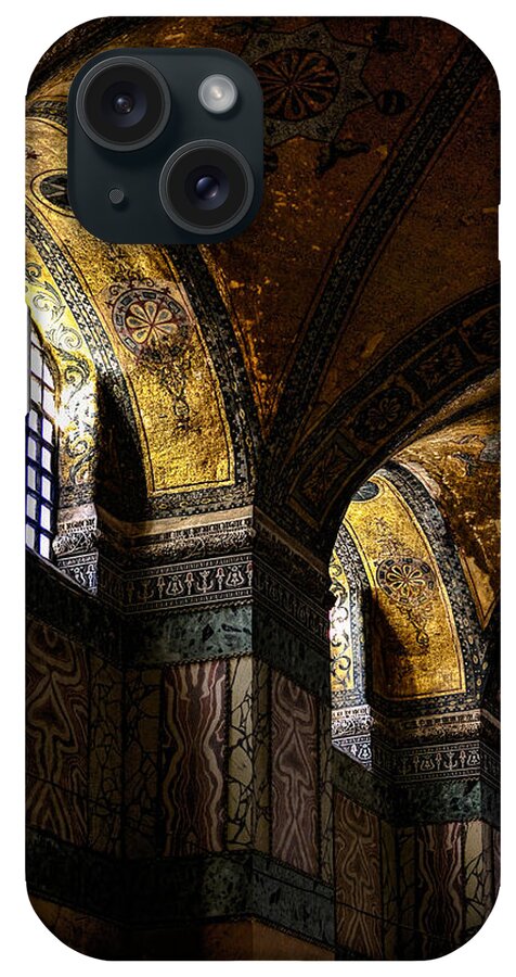 Istanbul iPhone Case featuring the photograph Windows in the Blue Mosque by Marion McCristall