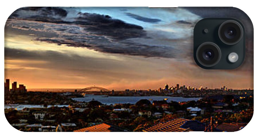 Sydney iPhone Case featuring the photograph Windy sunset by Andrei SKY