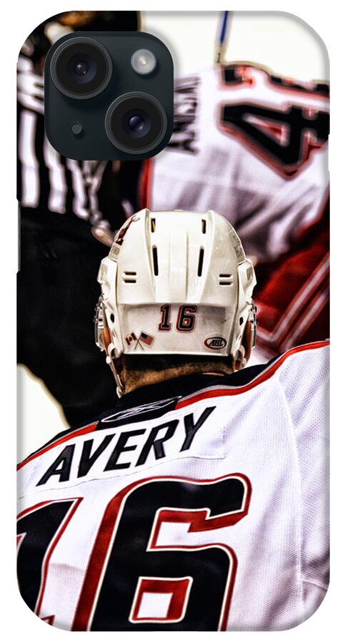 Hockey iPhone Case featuring the photograph Winger by Karol Livote