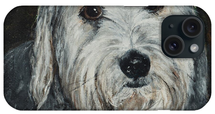 Painting iPhone Case featuring the painting Winston by Lee Beuther