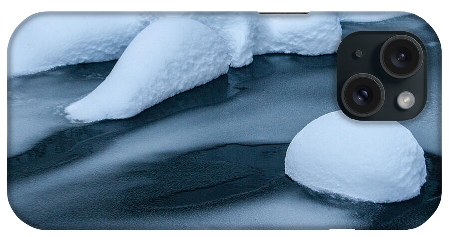 Snow iPhone Case featuring the photograph Winter Abstract by Tam Ryan