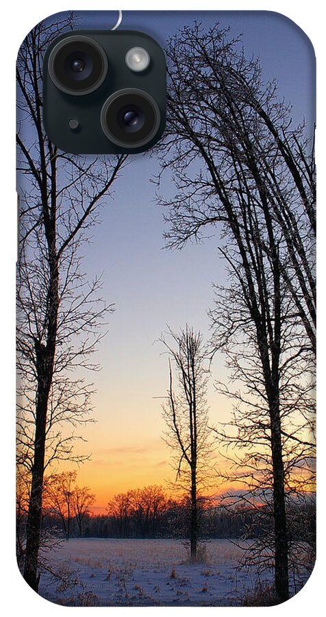 Dusk iPhone Case featuring the photograph Winter at Dusk by Randy Pollard