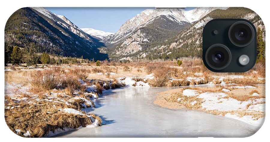 Colorado iPhone Case featuring the photograph Winter at Horseshoe Park in Rocky Mountain National Park by Fred Stearns