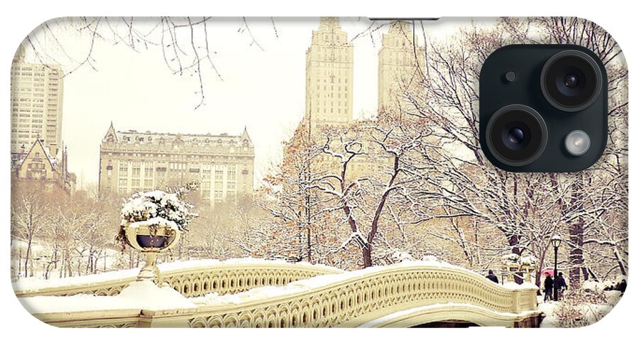 Nyc iPhone Case featuring the photograph Winter - New York City - Central Park by Vivienne Gucwa