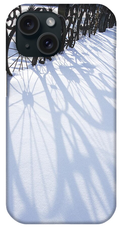 Usa iPhone Case featuring the photograph Winter Shadows by Doug Davidson