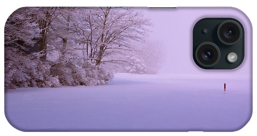 Lake Potanipo iPhone Case featuring the photograph Winter Solstice by Brenda Jacobs