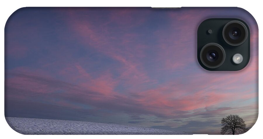 Winter iPhone Case featuring the photograph Winter sunrise by Dominique Dubied