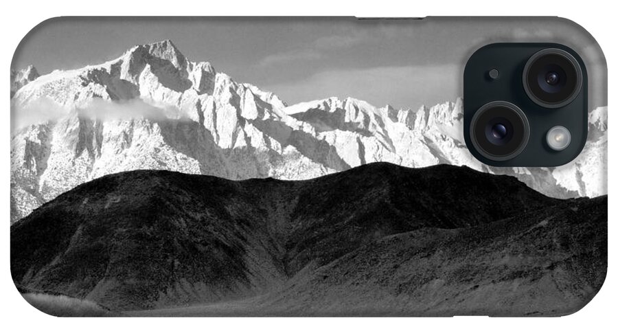 Mountain iPhone Case featuring the photograph Winter Sunrise Sierra Nevada 1944 by Ansel Adams