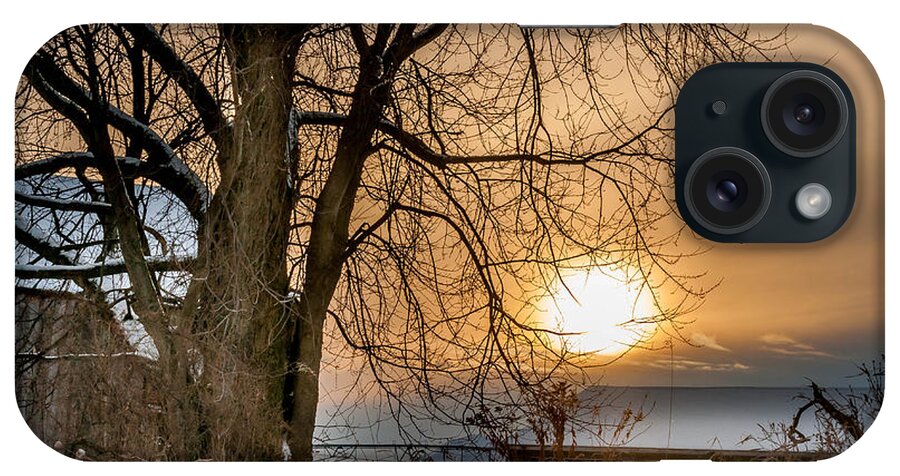 Barn iPhone Case featuring the photograph Winter Sunset by Patti Raine