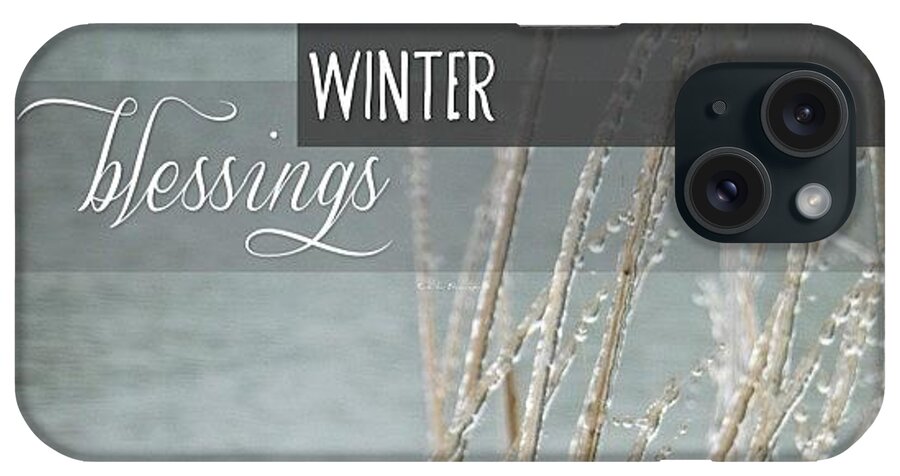  iPhone Case featuring the photograph {winter by Traci Beeson