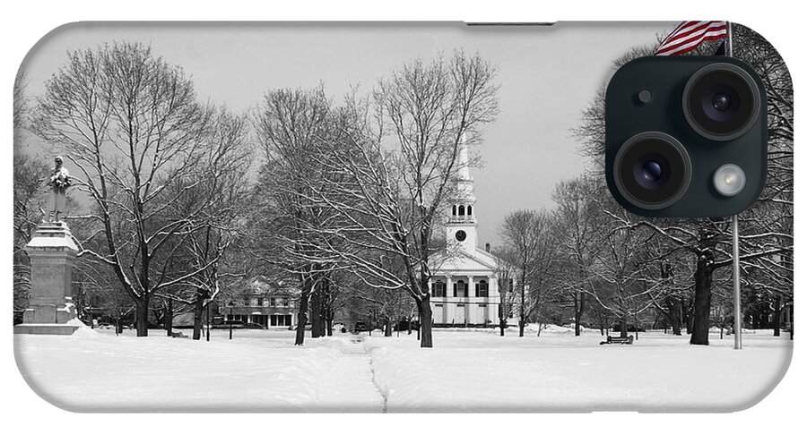 Guilford Green iPhone Case featuring the photograph Winter's Coming by Catie Canetti