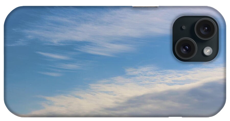 Sky iPhone Case featuring the photograph Winter's Summer Sky by Barbara McMahon