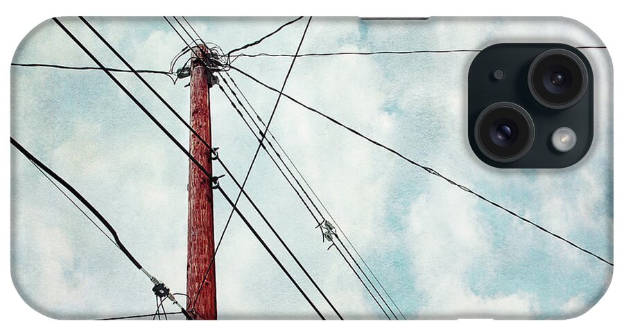 Wire iPhone Case featuring the photograph Wired by Priska Wettstein