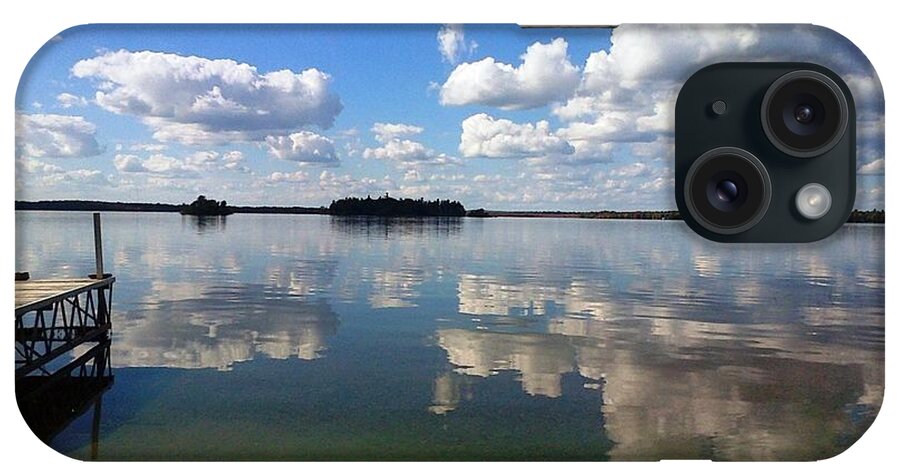 Lake iPhone Case featuring the photograph Wish you were here by Pat Purdy