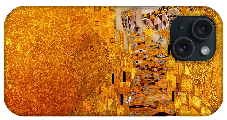 Womangustav Klimt iPhone Case featuring the painting Woman #2 by Celestial Images