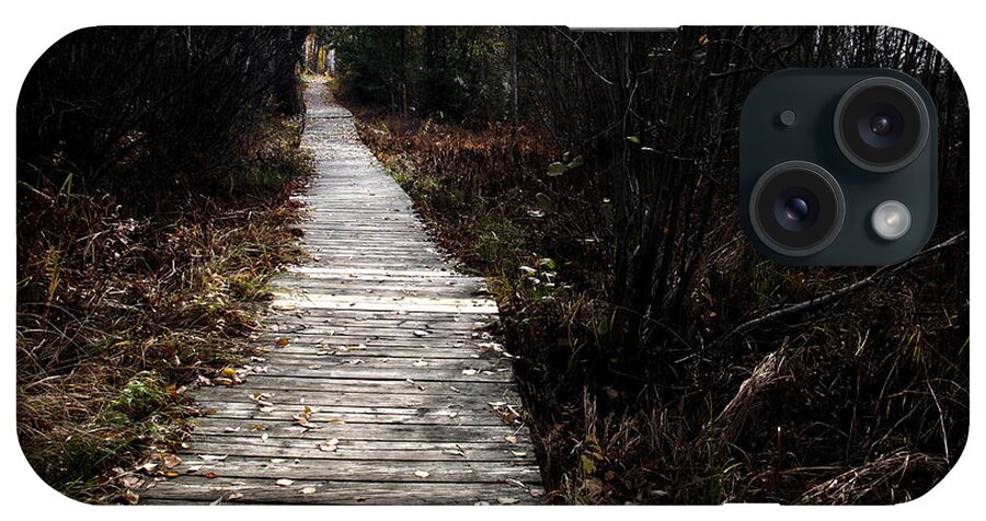 Walkway iPhone Case featuring the photograph Wooden Walkway by Daniel Martin
