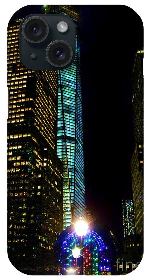 World Financial Center iPhone Case featuring the photograph World Financial Center by Mariola Bitner