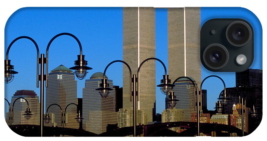 World Trade Towers iPhone Case featuring the photograph World Trade Towers 1 by Matthew Pace
