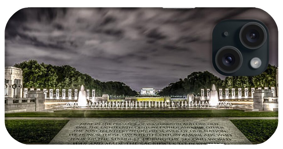 Dc iPhone Case featuring the photograph World War II Memorial by David Morefield