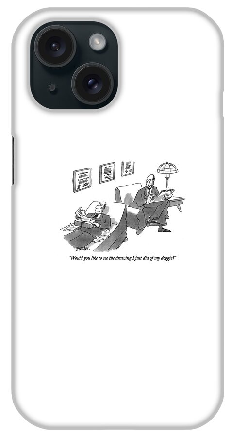 Would You Like To See The Drawing iPhone Case