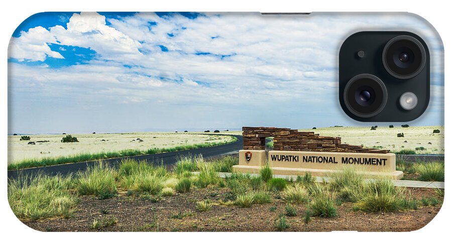 Flagstaff iPhone Case featuring the photograph Wupatki National Monument by Chris Bordeleau
