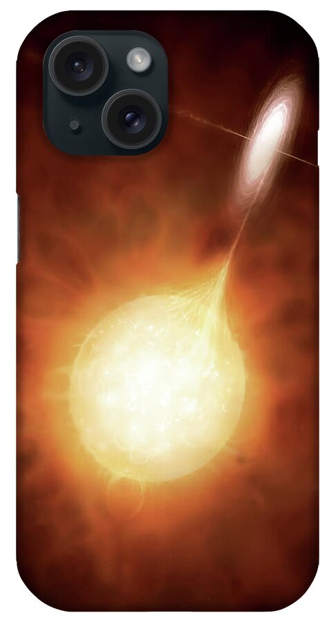 Stars iPhone Case featuring the photograph X-ray Binary Stars by Mark Garlick/science Photo Library