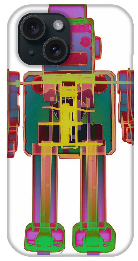 X-ray Art iPhone Case featuring the photograph X-ray Robot - 3N2O No. 9 by Roy Livingston