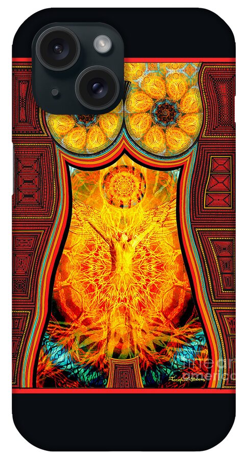 Pen And Ink Art iPhone Case featuring the mixed media Yearning-Spirit Rising by Joseph J Stevens