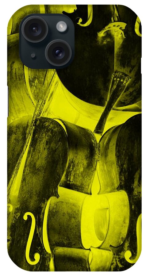 Cello iPhone Case featuring the photograph Yellow Cellos by Rob Hans
