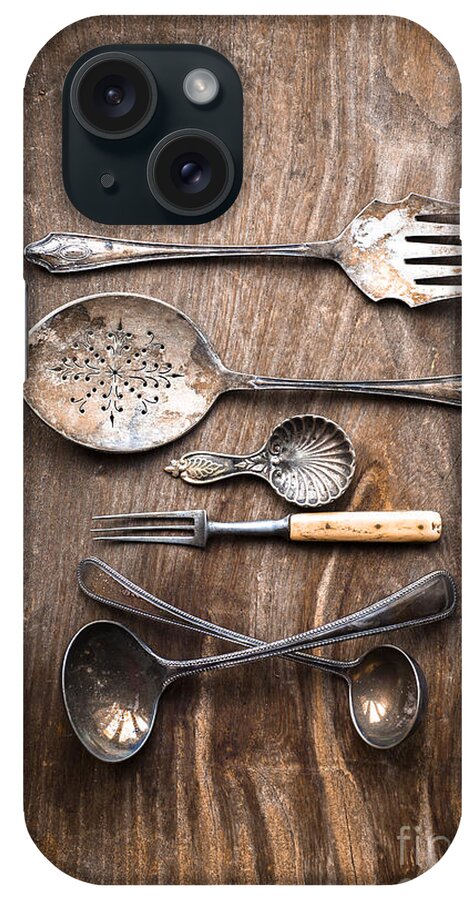 Cutlery iPhone Case featuring the photograph Yesterday by Jan Bickerton