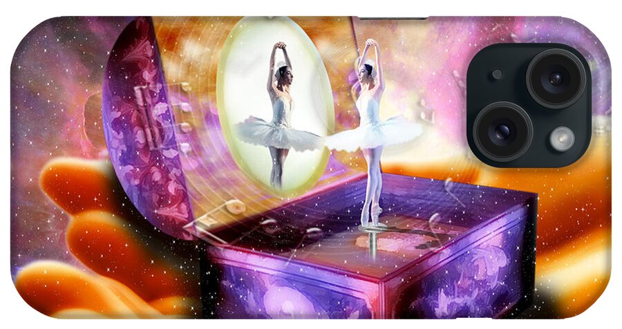 Dance Before The Lord As He Sings Over You iPhone Case featuring the digital art You are a Treasure by Dolores Develde