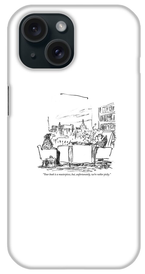 Your Book Is A Masterpiece iPhone Case